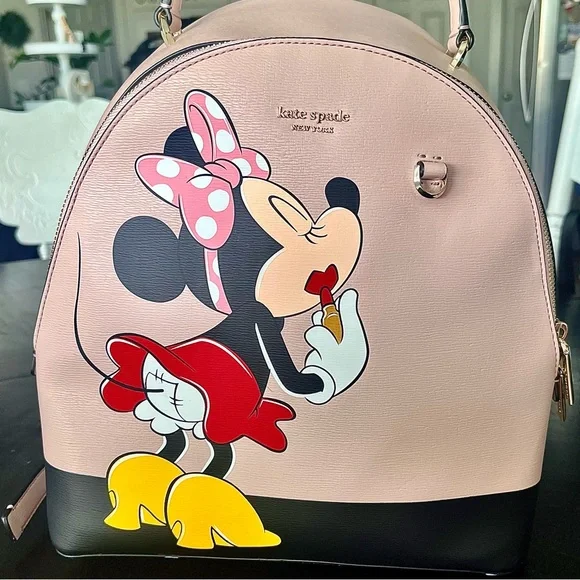 kate spade | Bags | Kate Spade Pink Minnie Mouse Backpack  display picture 1